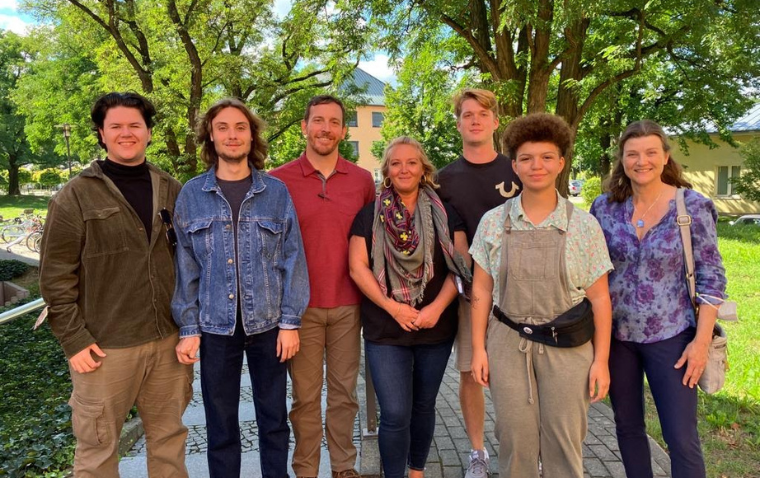 Group of teachers outside 