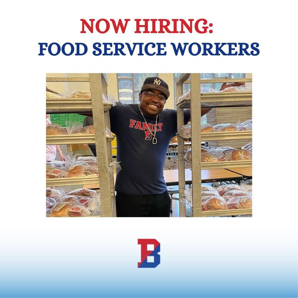 BCSD Hiring Food Service Workers