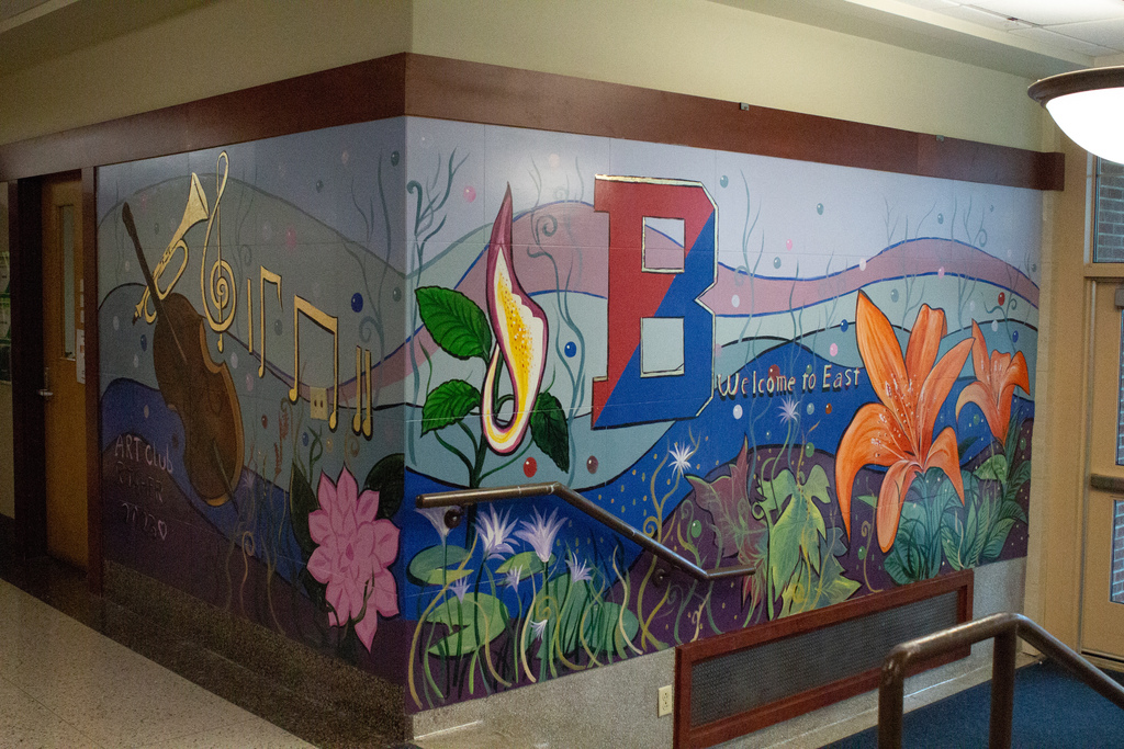 East Middle School mural