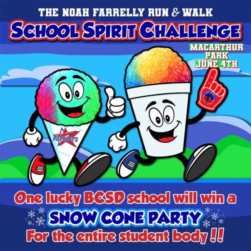 Noah Farrelly School Spirit Challenge